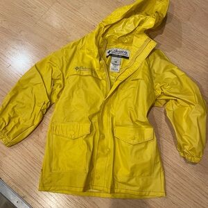 Columbia Kids Bright Yellow Raincoat